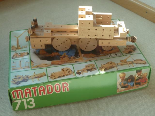 Matador 713 Vintage Holzbaukasten - 1